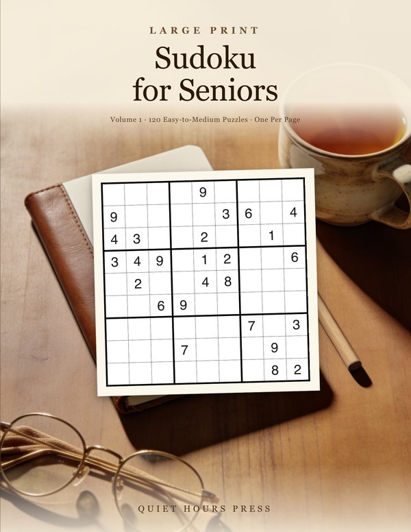 Large Print Sudoku for Seniors, Volume 1
